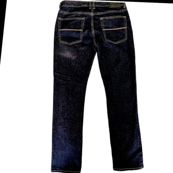 Ben Sherman Men’s High Rise Solid Straight Jeans Blue Denim Size 33 X 32 - Picture 4 of 7